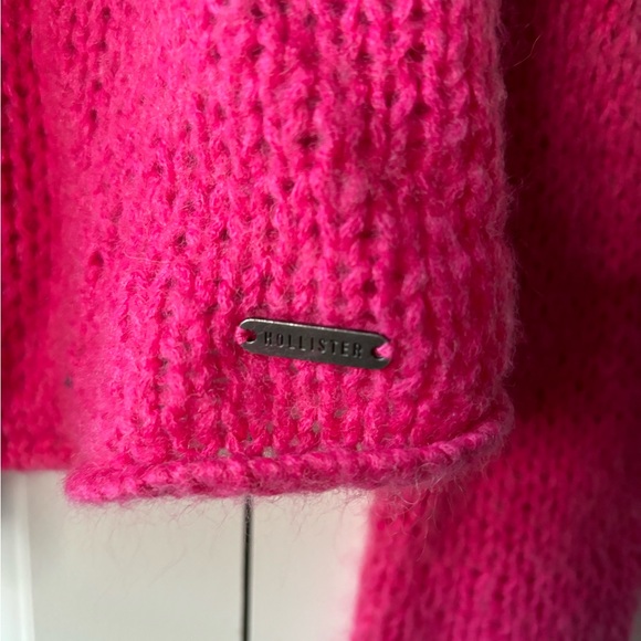 Hollister Knit Open Cardigan Pink Size Small - Picture 4 of 5